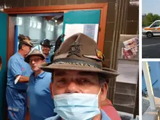 Gli alpini hanno aiutato i cittadini sfollati di Savogna e hanno distribuito la colazione nei centri di accoglienza allestiti dalla Protezione civile