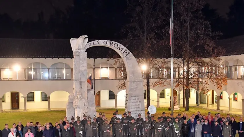 Udine 04 novembre 2017 Manifestazioni del 4 Novembre, Visita alla Caserma Di Prampero del gruppo NOI MV del Messaggero Veneto. Copyright Foto Petrussi / Ferraro Simone