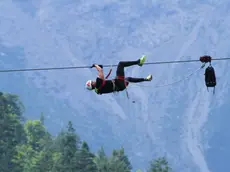 Il pasianese Alex Camera durante l’ennesima impresa