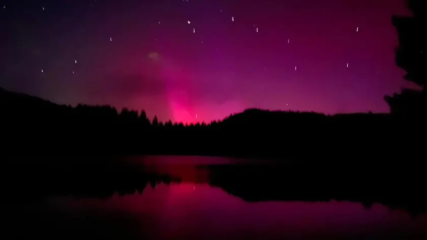 Lo spettacolo ai Laghi di Fusine: gli scatti di Massimo Colombo domenica 5 novembre
