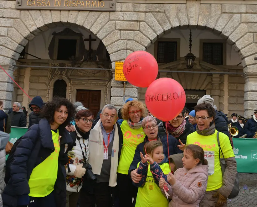 UDINE 3 Dicembre 2017 telethon ore 15 Agenzia Petrussi foto Massimo TURCO