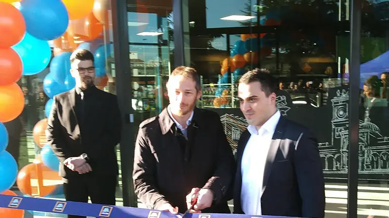 Manzano 22 Marzo 2018. Inaugurazione Supermercato ALDI. © Foto Petrussi