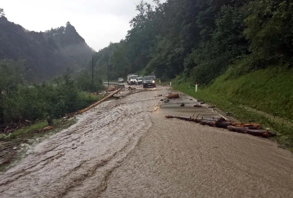 Moggio Udinese 13 agosto 2014 Danni causati dall'alluvione del 13 agosto. Foto realizzata dal Sindaco Giorgio Filaferro il giorno della piena. Copyright Foto Petrussi