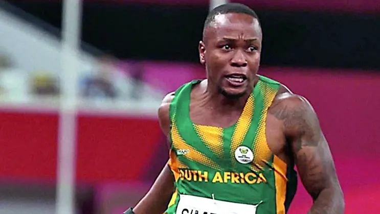 Il sudafricano Akani Simbine si allena da anni in Friuli tra Gemona e Majano (foto Colombo / Fidal)