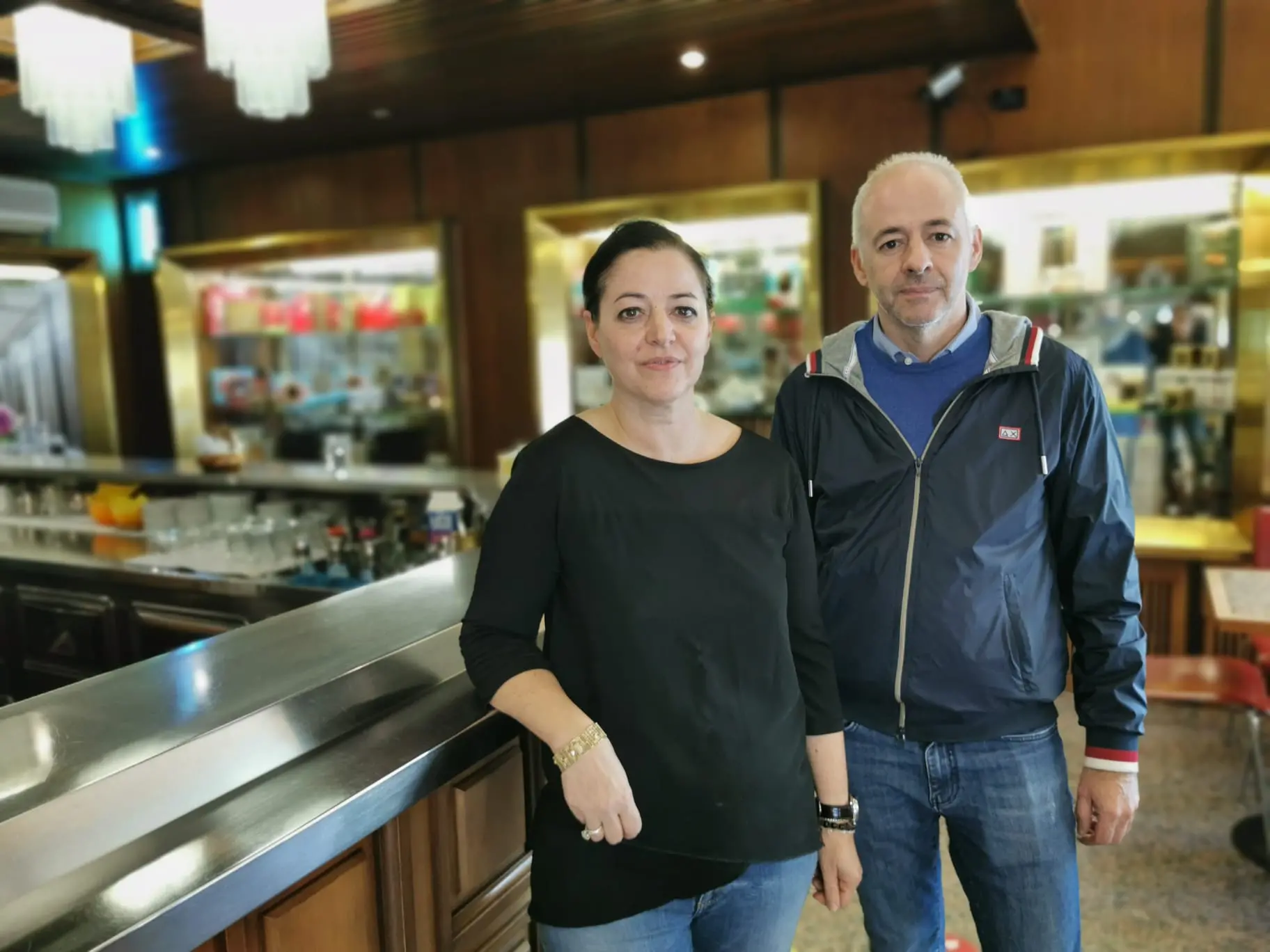 Laura De Luisa e il fratello