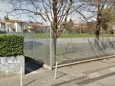 L’area verde Salgari in via Del Bon: lo straniero è stato denunciato
