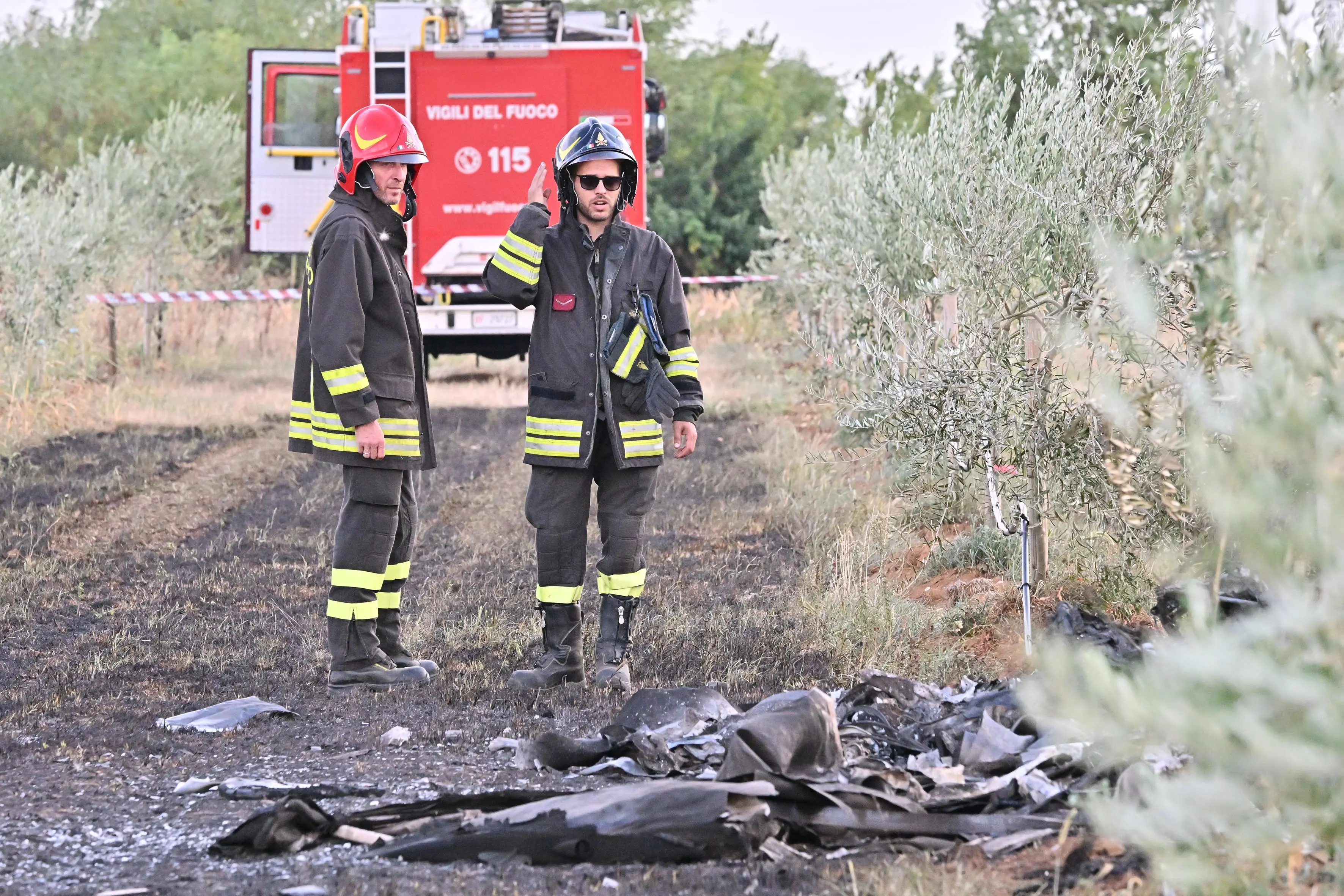 Pemariacco 2 Settembre 2024. Incidente Ultraleggero. © Foto Petrussi
