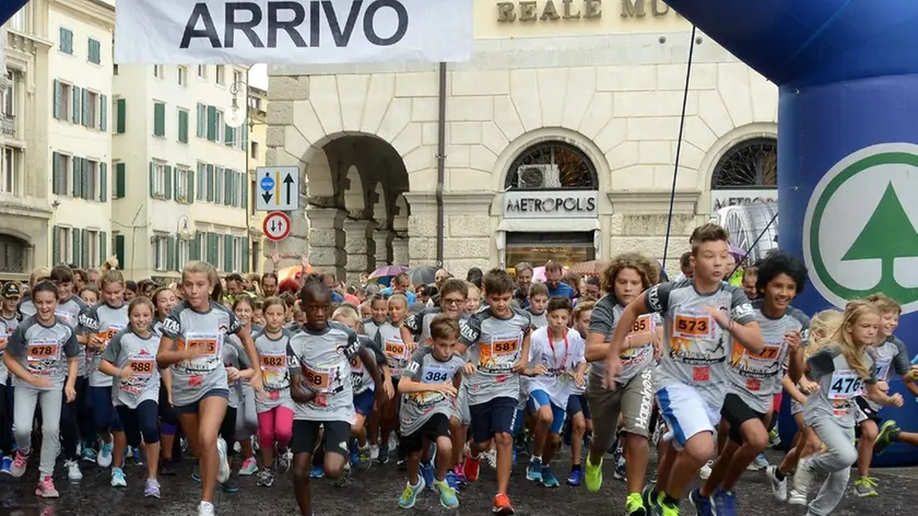 Udine, 17 settembre 2016 Partenza mini run. Copyright Foto Petrussi / Massimo Turco