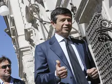 Maurizio Lupi arriva a palazzo Chigi per incontro tra il presidente del Consiglio con i capigruppo di maggioranza e opposizione sull'attacco a Nizza. Roma 18 Luglio 2016, ANSA/GIUSEPPE LAMI