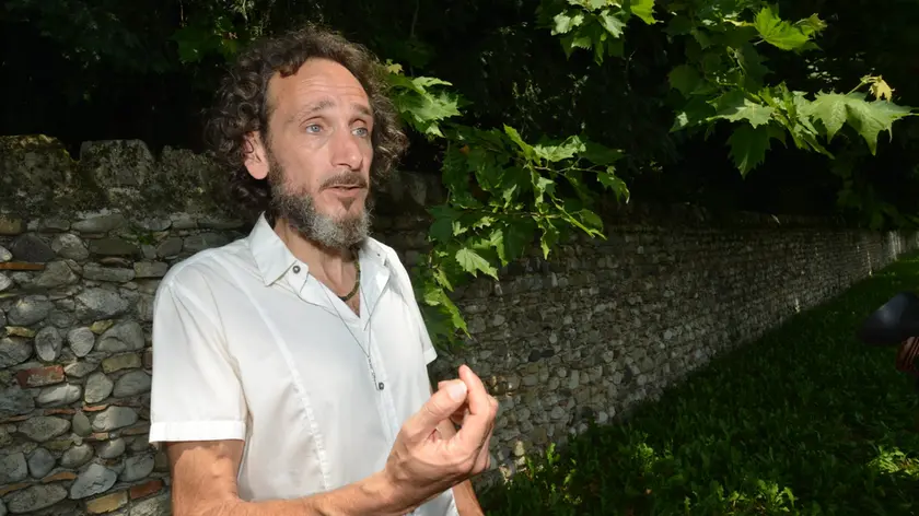 Andrea Zuin organizzatore della festa sciamanica