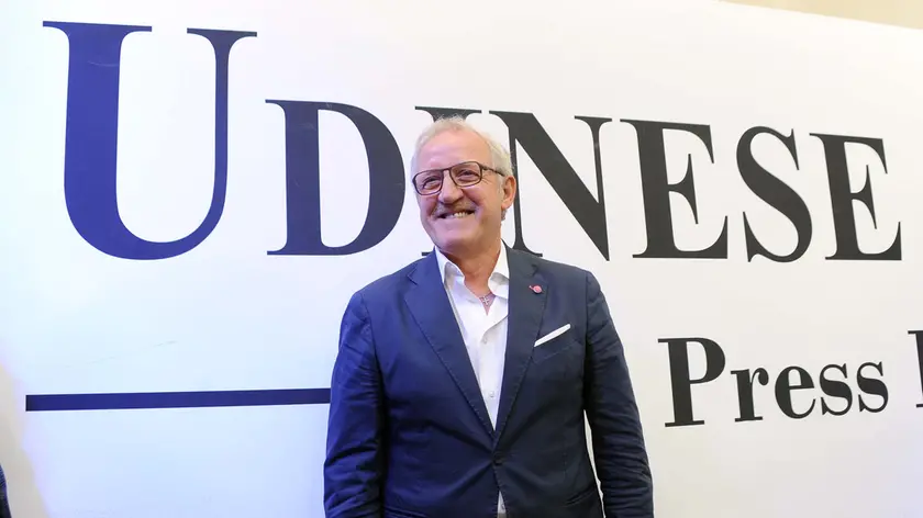 Udine 4 Ottobre 2016. Presentazione Luigi Delneri neo allenatore dell' Udinese Calcio. © Foto Petrussi / Petrussi Diego