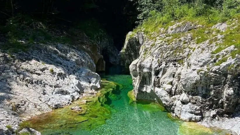 Acque cristalline in località Cerdevol Curnila lungo il fiume Arzino Foto Regione Fvg