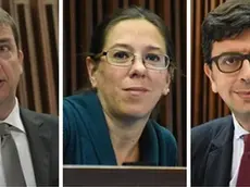 Da sinistra, Andrea Ussai, Ilaria Dal Zovo e Mauro Capozzella