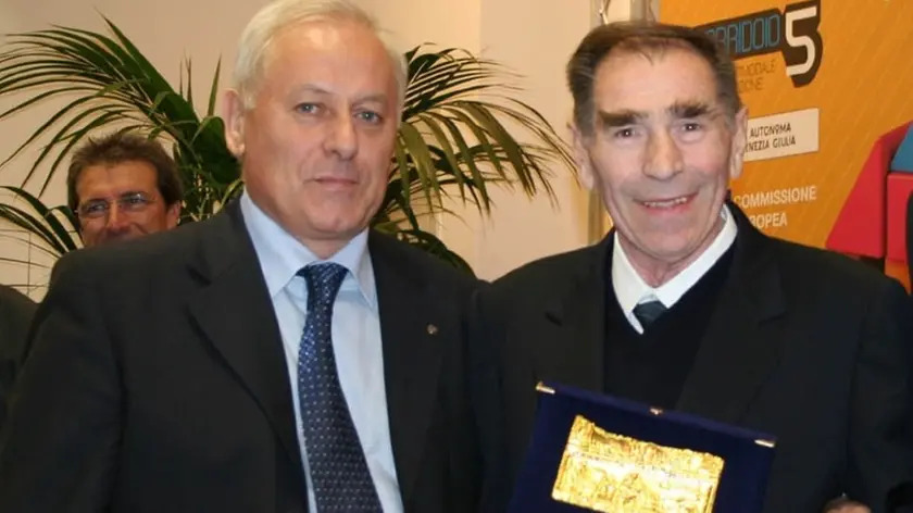 L’imprenditore Omero Zanetti, a destra, con il presidente di Confartigianato Silvano Pascolo