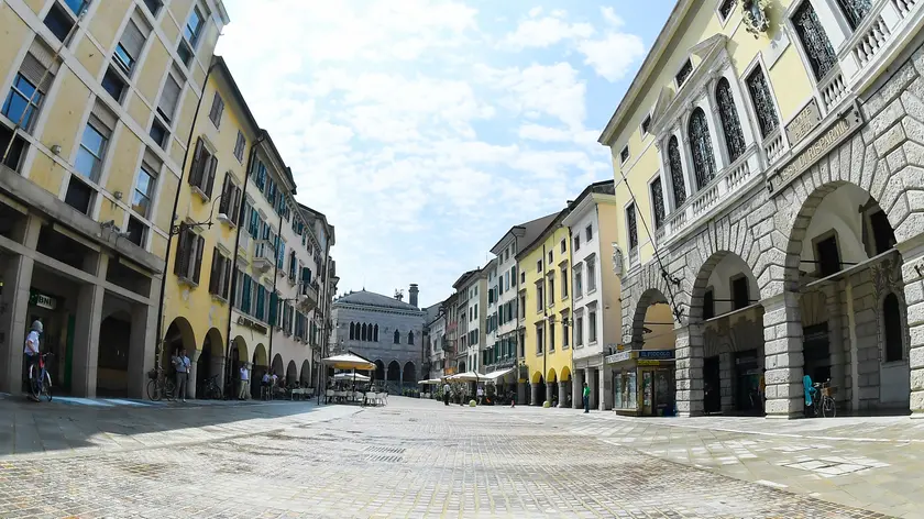 Udine 01 Luglio 2020 Riapertura nuovo pezzo di Via Mercatovecchio ©Foto Petrussi