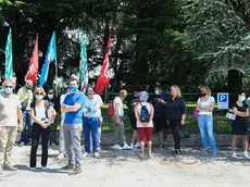 Lo sciopero a San Daniele/Foto petrussi