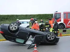 Udine 25 Marzo 2013. Incidente via Selvuzzis. Telefoto copyright Petrussi Foto Press / Diego Petrussi