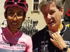 Giovanni Ellena con Egan Bernal