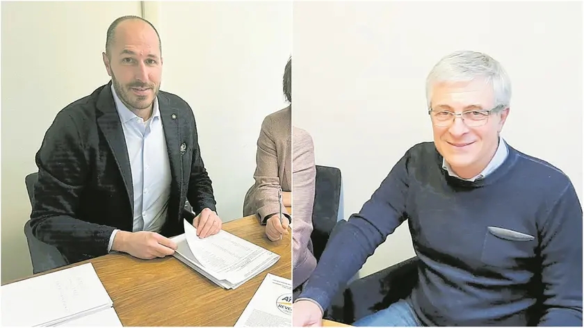 Da sinistra, Roberto Revelant e Sandro Venturini