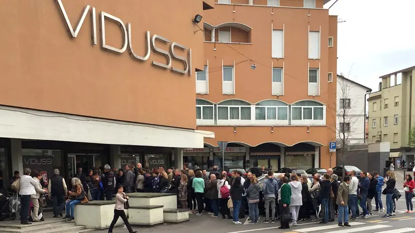 Cividale 8 Aprile 2016. Code da Vidussi. Foto Petrussi