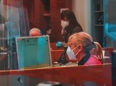 (Foto Marzi) emergenza Corona Virus ( poste italiane poste pensioni poste