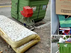 Rifiuti abbandonati a Udine