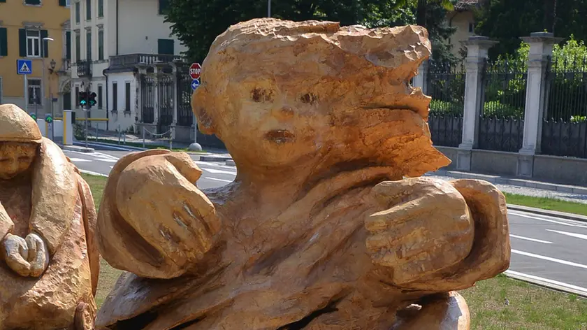 Udine 27 maggio 2017. statue maschio Copright Petrussi Foto Press Turco Massiimo