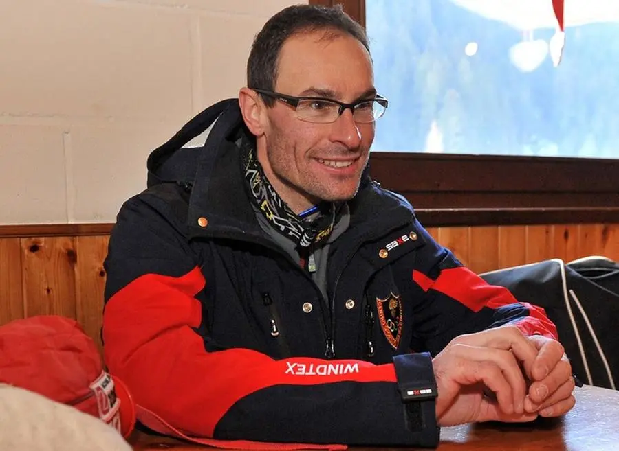 Timau, 13 febbraio 2015. SCI - Intervista al campione olimpico Giorgio Di Centa. Copyright ag Foto Petrussi / Ferraro Simone