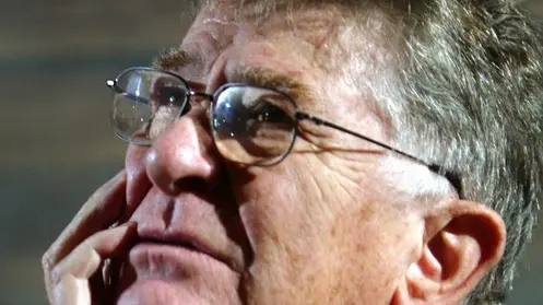 Il regista Ermanno Olmi ha presentato in una foto di archivio. ANSA - FILIPPO MONTEFORTE