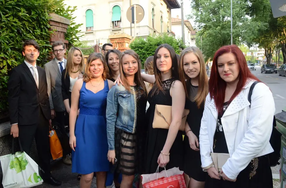 Udine 29 Maggio 2015 matura partenza per la serata infinita © Foto Petrussi TURCO MASSIMO