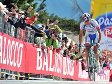 31 maggio 2013 Giro d'Italia 2014 - 20° Tappa. Maniago - Monte Zoncolan km 167 Nella foto: Franco Pellizotti 2°. © Foto Petrussi Foto Press / Ferraro Simone