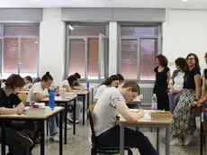 esami di maturitˆ allÕIstituto Tecnico Itis di Bresscia 19 giugno 2024. Ansa Filippo Venezia