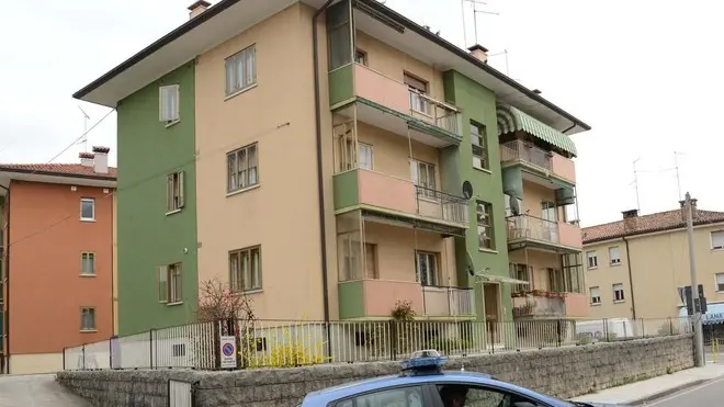 Udine 08 Aprile 2013 omicidio di via buttrio casa via strassoldo 2 Copright Petrussi Foto Press /turco