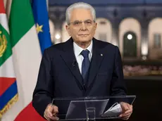 A handout photo made available by the Italian Presidential Press Office shows Italian President Sergio Mattarella during his year-end speech to Italians at Quirinale Palace in Rome, Italy, 31 December 2020. ANSA/PAOLO GIANDOTTI QUIRINALE PRESS OFFICE +++EDITORIAL USE ONLY - NO SALES+++