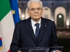 A handout photo made available by the Italian Presidential Press Office shows Italian President Sergio Mattarella during his year-end speech to Italians at Quirinale Palace in Rome, Italy, 31 December 2020. ANSA/PAOLO GIANDOTTI QUIRINALE PRESS OFFICE +++EDITORIAL USE ONLY - NO SALES+++