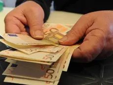 L' interno di una banca oggi 15 maggio 2012 a Pisa.ANSA/FRANCO SILVI