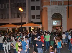 Udine 15 Giugno 2012 movida Telefoto Copyright Petrussi Foto Press Turco
