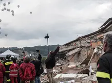 30/08/2016 Amatrice, funerali di Stato per le vittime del terremoto del 24 agosto, alla presenza del Capo dello Stato e del Presidente del Consiglio.