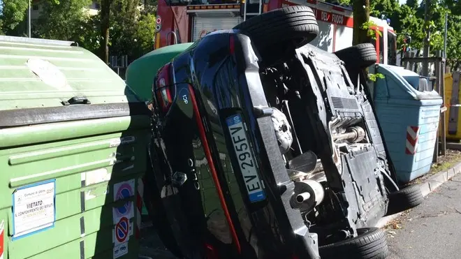 Udine 12 Maggio 201 incidente vle veneziaTelefoto Copyright Petrussi Foto Press -Turco