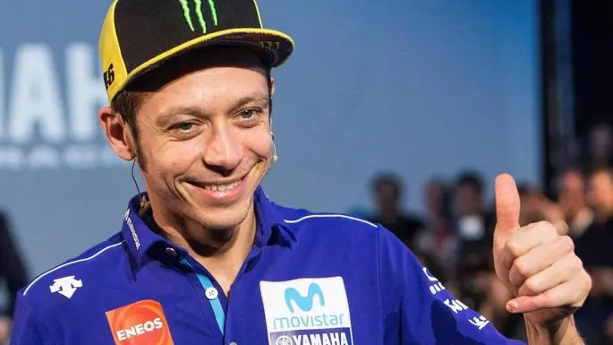 epa06470721 Italian MotoGP rider Valentino Rossi of Movistar Yamaha attends the team presentation in Madrid, Spain, 24 January 2018. The MotoGP season kicks off on 18 March 2018 with the Grand Prix of Qatar. EPA/RODRIGO JIMENEZ