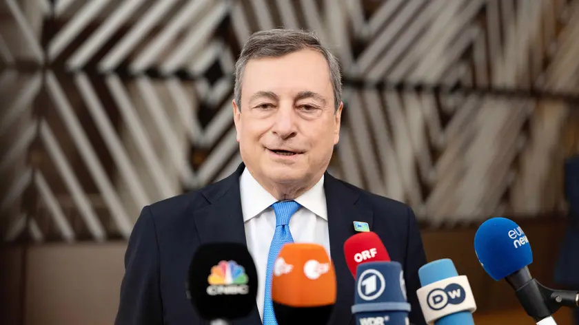 Il presidente del Consiglio dei ministri, Mario Draghi