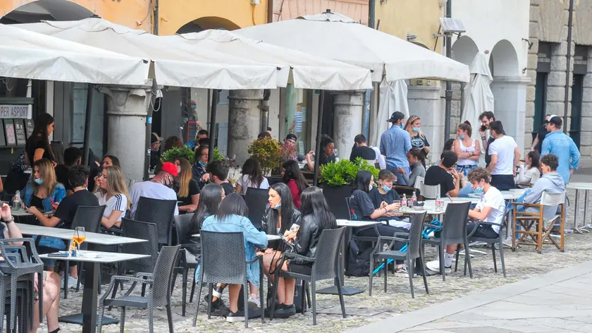 Udine 18 maggio 2020 Foto tema Coronavirus udine centro ©Foto Petrussi