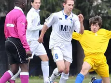 Buttrio, 03 aprile 2013. Calcio - Dilettanti. Selezione Udine (in bianco) vs Selezione Cervignano (in giallo). Copyright Foto Petrussi / Ferraro Simone