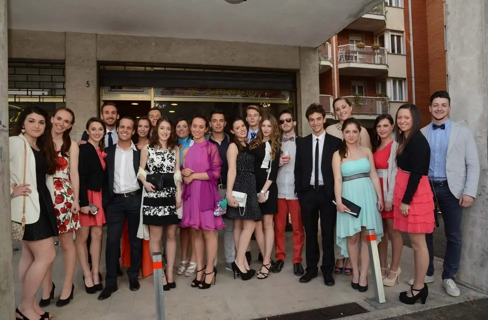 Udine 29 Maggio 2015 matura partenza per la serata infinita © Foto Petrussi TURCO MASSIMO