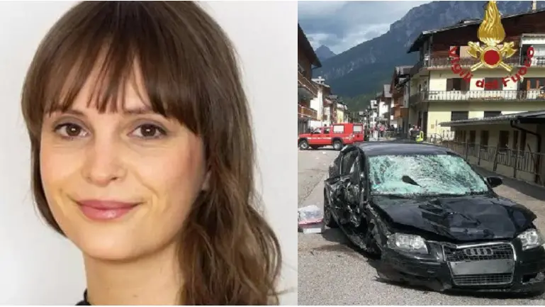 Angelika Hutter e la sua Audi nera