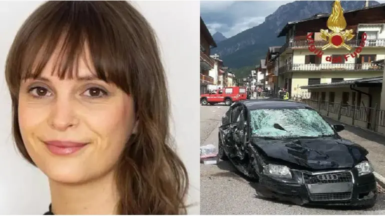 Angelika Hutter e la sua Audi nera