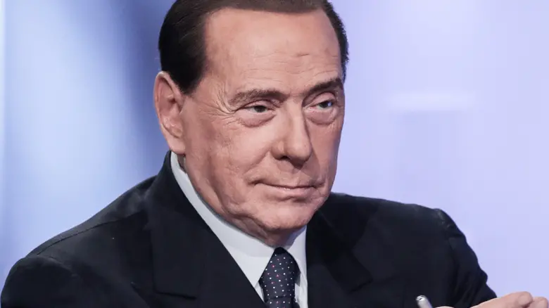 15/02/2019, Roma La7, trasmissione televisiva L'Aria che Tira, nella foto Silvio Berlusconi