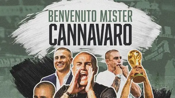 L'immagine scelta dall'Udinese per l'arrivo di mister Fabio Cannavaro
