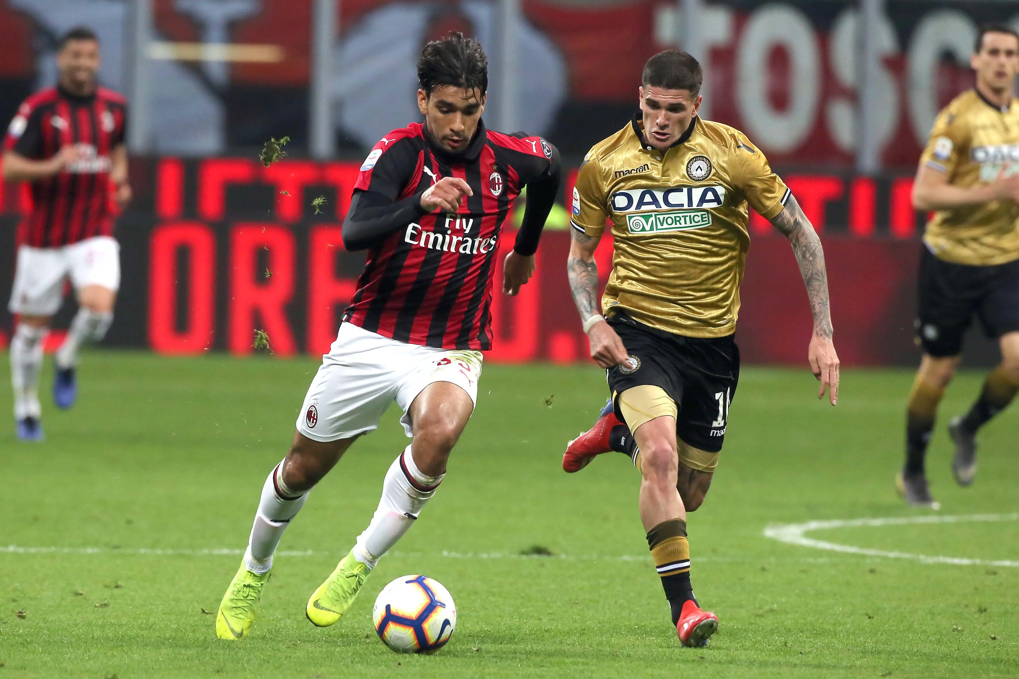 Milano 2 Aprile 2019. Calcio Serie A. Milan- Udinese. © Foto Petrussi