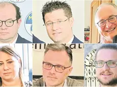 Da sinistra in alto: Mario Anzil, Markus Maurmair e Moreno Lirutti. In basso, Manuela Celotti, Massimo Mentil ed Enrico Bullian